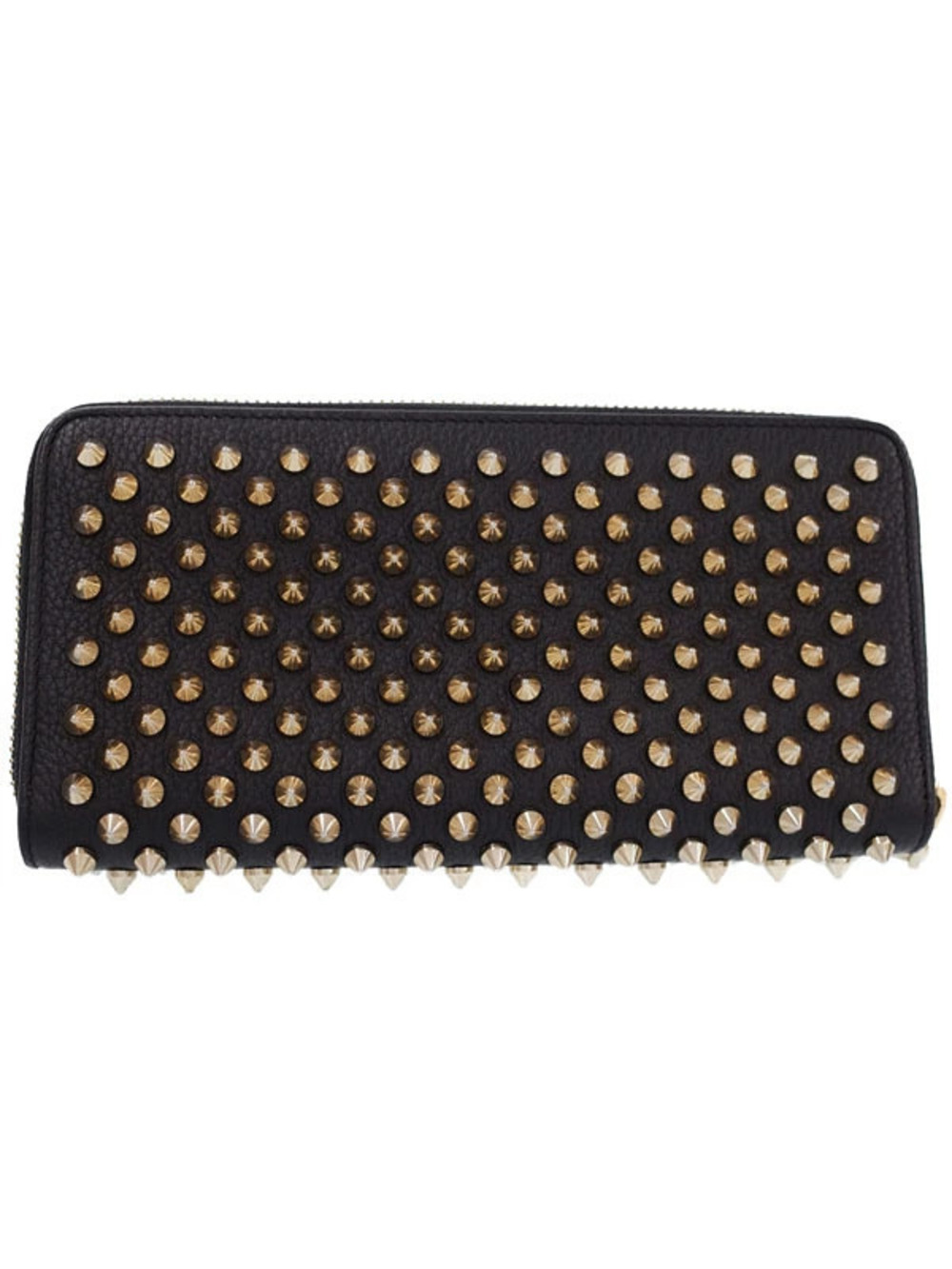 Christian Louboutin Panettone Studded Round Wallet Long Zipper